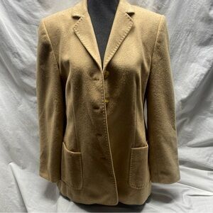 Vintage Talbots Camel Hair Blazer Jacket sz 10